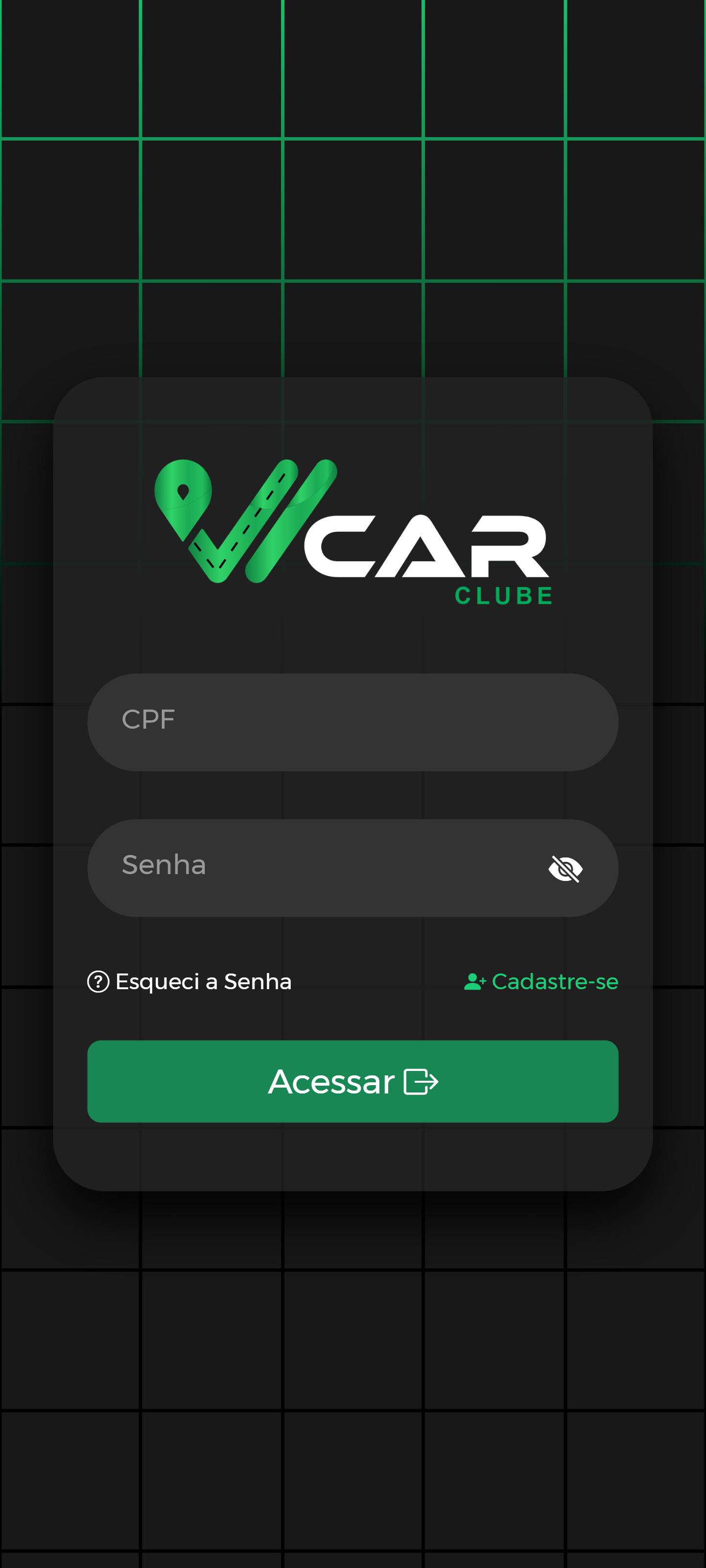 Preview do App VCar